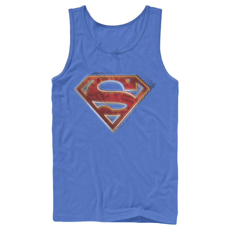 Men's Superman Logo Shadows Tank Top