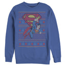 Men's Superman Ugly Christmas Superman Flight Sweatshirt