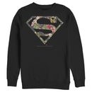 Men's Superman Floral Shield Logo Sweatshirt