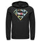 Men's Superman Tropical Shield Logo Pull Over Hoodie