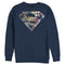 Men's Superman Comic Panel Shield Logo Sweatshirt