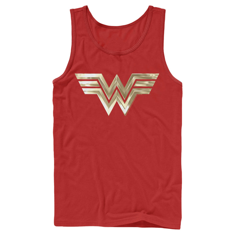 Men's Wonder Woman 1984 Metallic Logo Tank Top