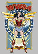 Men's Wonder Woman 1984 WW84 Comic Poster Long Sleeve Shirt