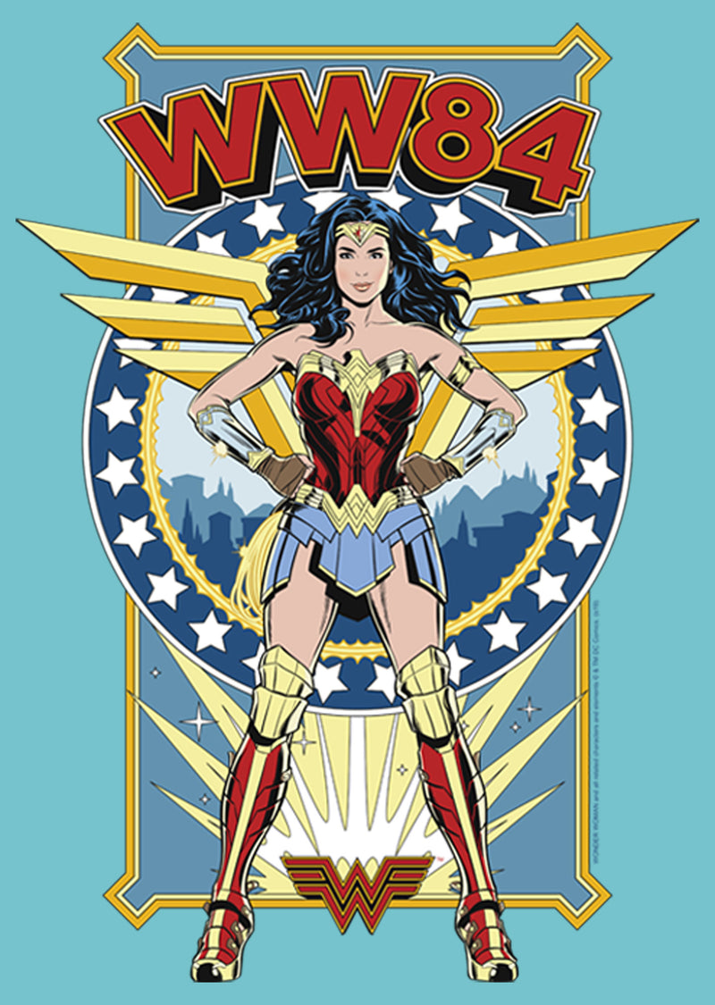 Girl's Wonder Woman 1984 WW84 Comic Poster T-Shirt
