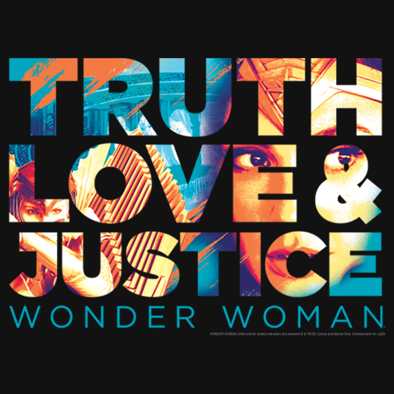 Girl's Wonder Woman 1984 Truth Love Justice T-Shirt
