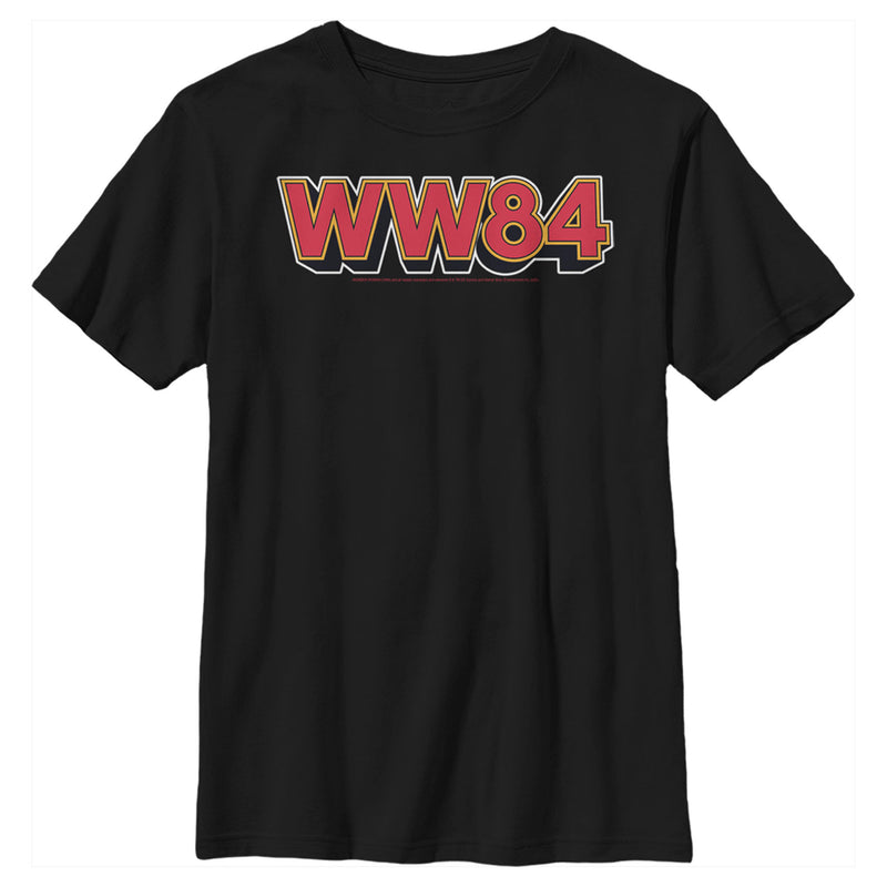 Boy's Wonder Woman 1984 WW84 Logo T-Shirt