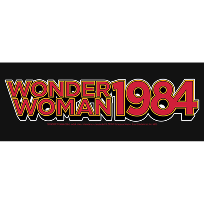 Girl's Wonder Woman 1984 Retro WW Logo T-Shirt