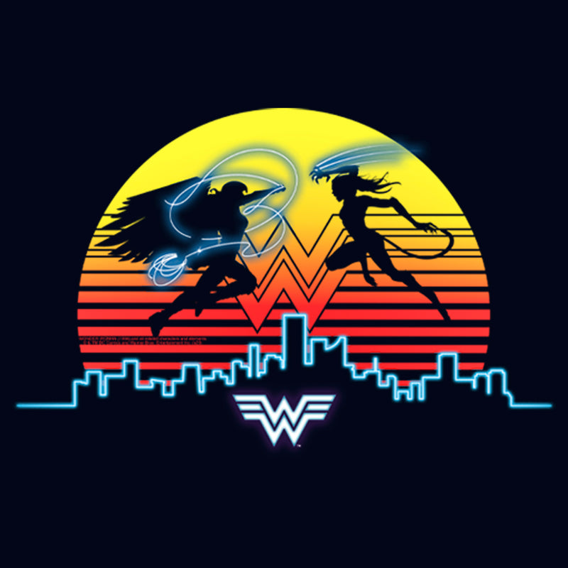 Girl's Wonder Woman 1984 Skyline Battle T-Shirt