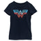 Girl's Wonder Woman 1984 TV Logo Overlay T-Shirt