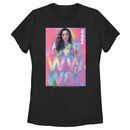 Women's Wonder Woman 1984 Pastel Glitch T-Shirt