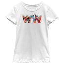 Girl's Wonder Woman 1984 Wonderous Battle T-Shirt