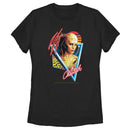 Women's Wonder Woman 1984 Cheetah Retro Triangle T-Shirt