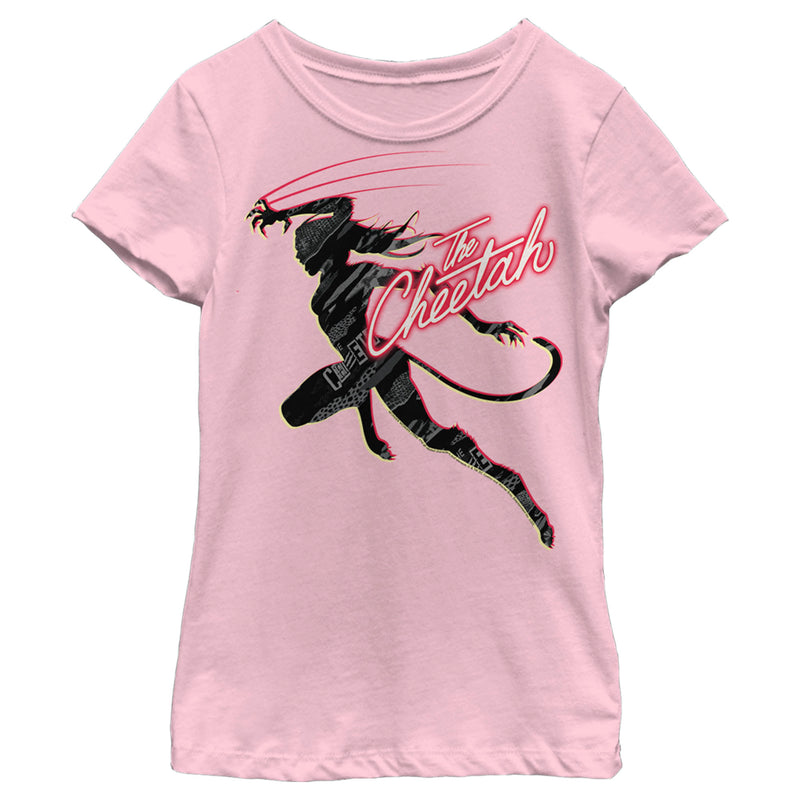 Girl's Wonder Woman 1984 Cheetah Silhouette T-Shirt