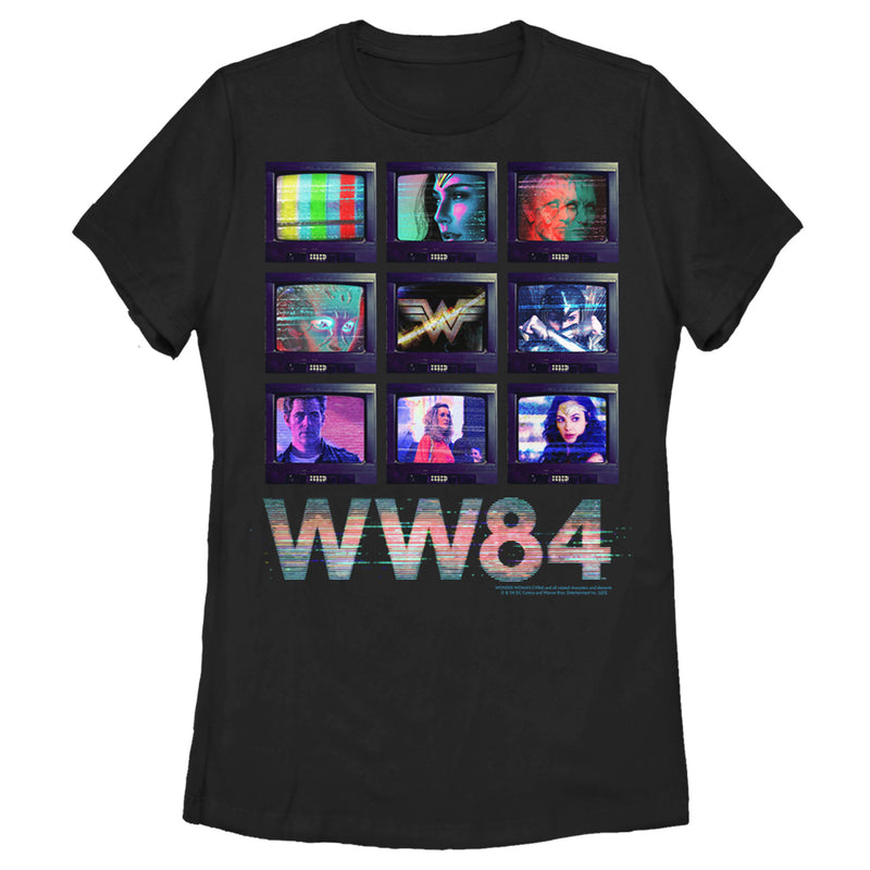 Women's Wonder Woman 1984 TV Stack T-Shirt