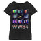 Girl's Wonder Woman 1984 TV Stack T-Shirt