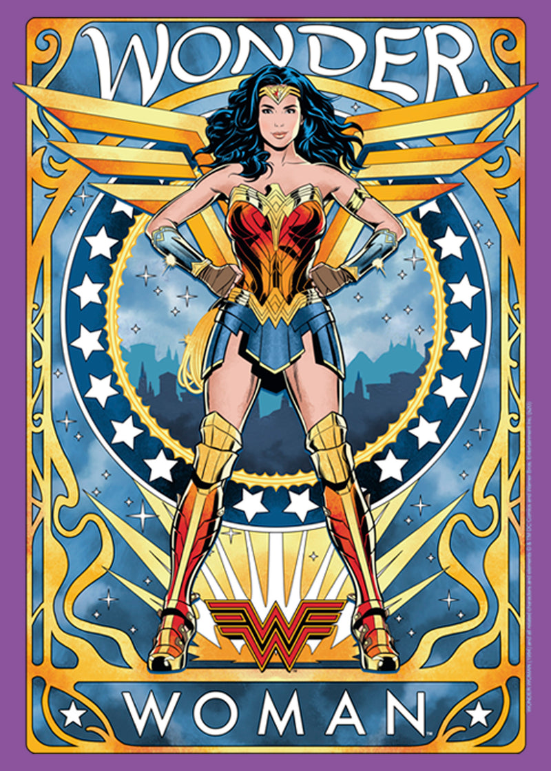 Girl's Wonder Woman 1984 Trading Card T-Shirt