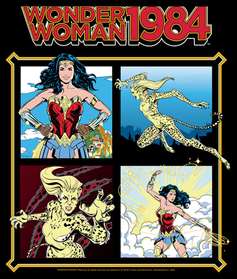 Boy's Wonder Woman 1984 Comic Panels T-Shirt