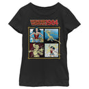 Girl's Wonder Woman 1984 Comic Panels T-Shirt