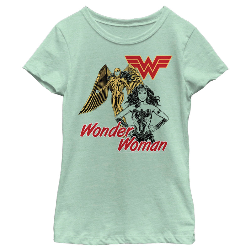 Girl's Wonder Woman 1984 Suit and Armor T-Shirt