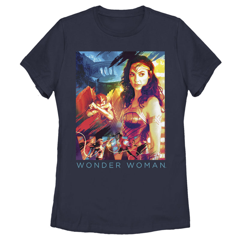 Women's Wonder Woman 1984 Movie Collage T-Shirt