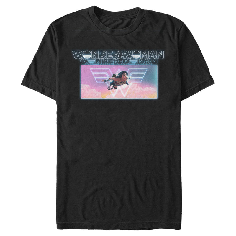 Men's Wonder Woman 1984 Fly in the Clouds T-Shirt