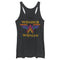 Women's Wonder Woman Retro Rainbow Logo Racerback Tank Top