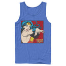 Men's Justice League Retro Pop Art Portrait Tank Top