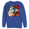 Men's Justice League Retro Pop Art Portrait Sweatshirt