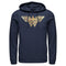 Men's Justice League Symbol Build Up Fill Pull Over Hoodie
