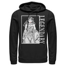 Men's Justice League Legendary Poster Pull Over Hoodie