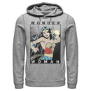 Men's Justice League Comic Poster Pull Over Hoodie