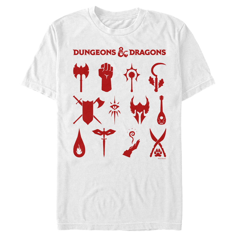 Men's Dungeons & Dragons Class Icons T-Shirt