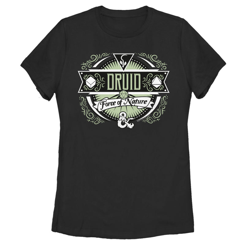 Women's Dungeons & Dragons Druid Force of Nature Badge T-Shirt