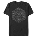 Men's Dungeons & Dragons Dice Symbol Collage T-Shirt