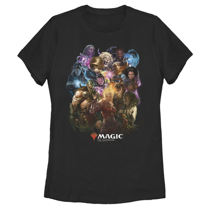Women's Magic: The Gathering Character Collage T-Shirt