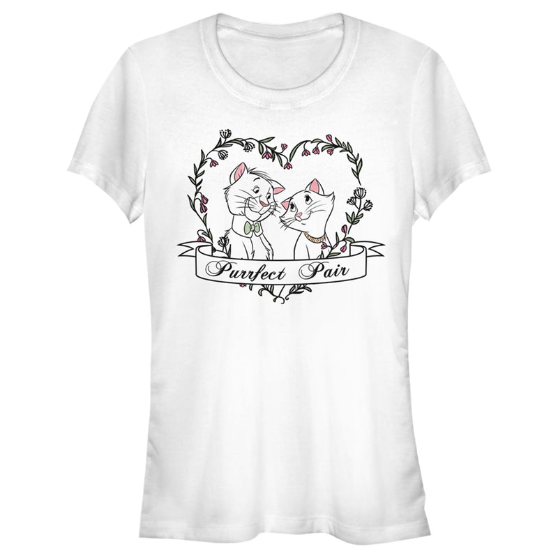 Junior's Aristocats Purrfect Pair T-Shirt