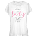 Junior's Aristocats Because I'm a Lady, That’s Why T-Shirt