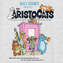 Women's Aristocats Movie Poster Meet The Cats Racerback Tank Top