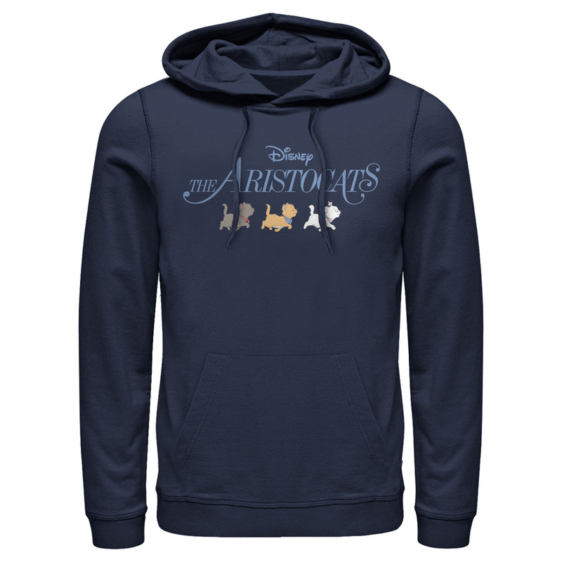 Men's Aristocats Kitten Strut Movie Logo Pull Over Hoodie