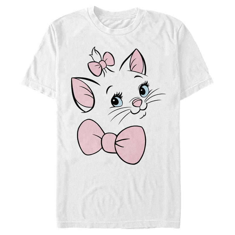 Men's Aristocats Marie Face T-Shirt