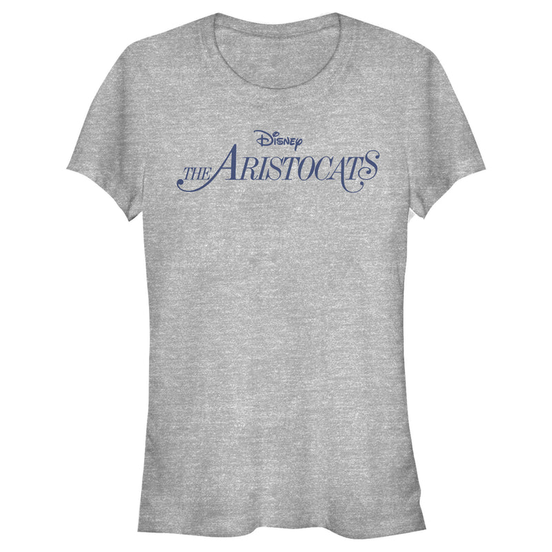 Junior's Aristocats Classic Blue Logo T-Shirt