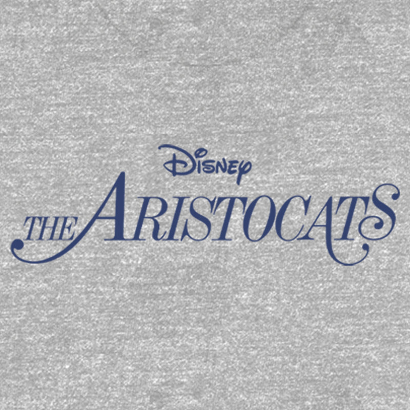 Junior's Aristocats Classic Blue Logo T-Shirt