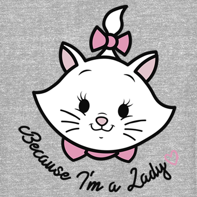 Junior's Aristocats Marie Portrait I'm a Lady T-Shirt