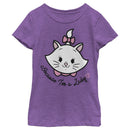 Girl's Aristocats Marie Portrait I'm a Lady T-Shirt