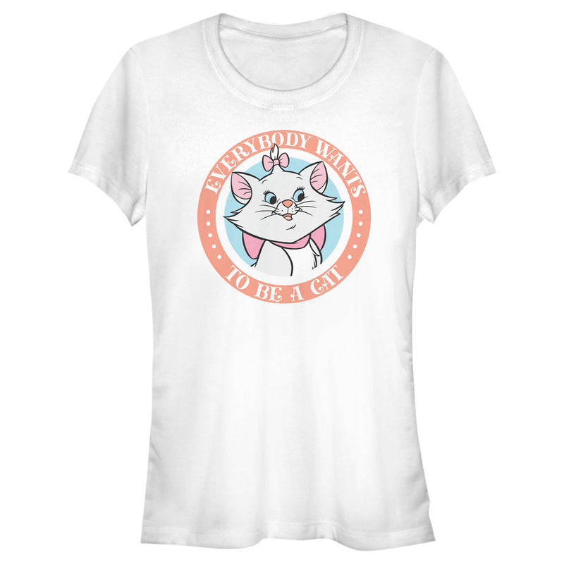 Junior's Aristocats Marie Everybody Wants To Be A Cat T-Shirt