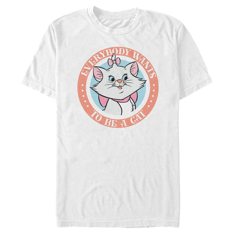 Men's Aristocats Marie Everybody Wants To Be A Cat T-Shirt