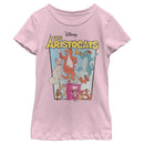 Girl's Aristocats Retro Crew Poster T-Shirt