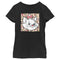 Girl's Aristocats Marie In A Bed Of Flowers Cuteness Stare T-Shirt