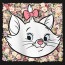 Girl's Aristocats Marie In A Bed Of Flowers Cuteness Stare T-Shirt