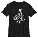 Boy's Alice in Wonderland I Am Not Myself Silhouette T-Shirt